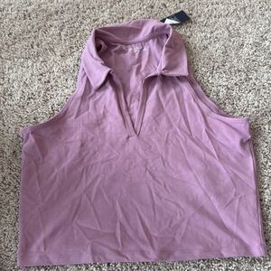 Lilac Abercrombie Polo Tank